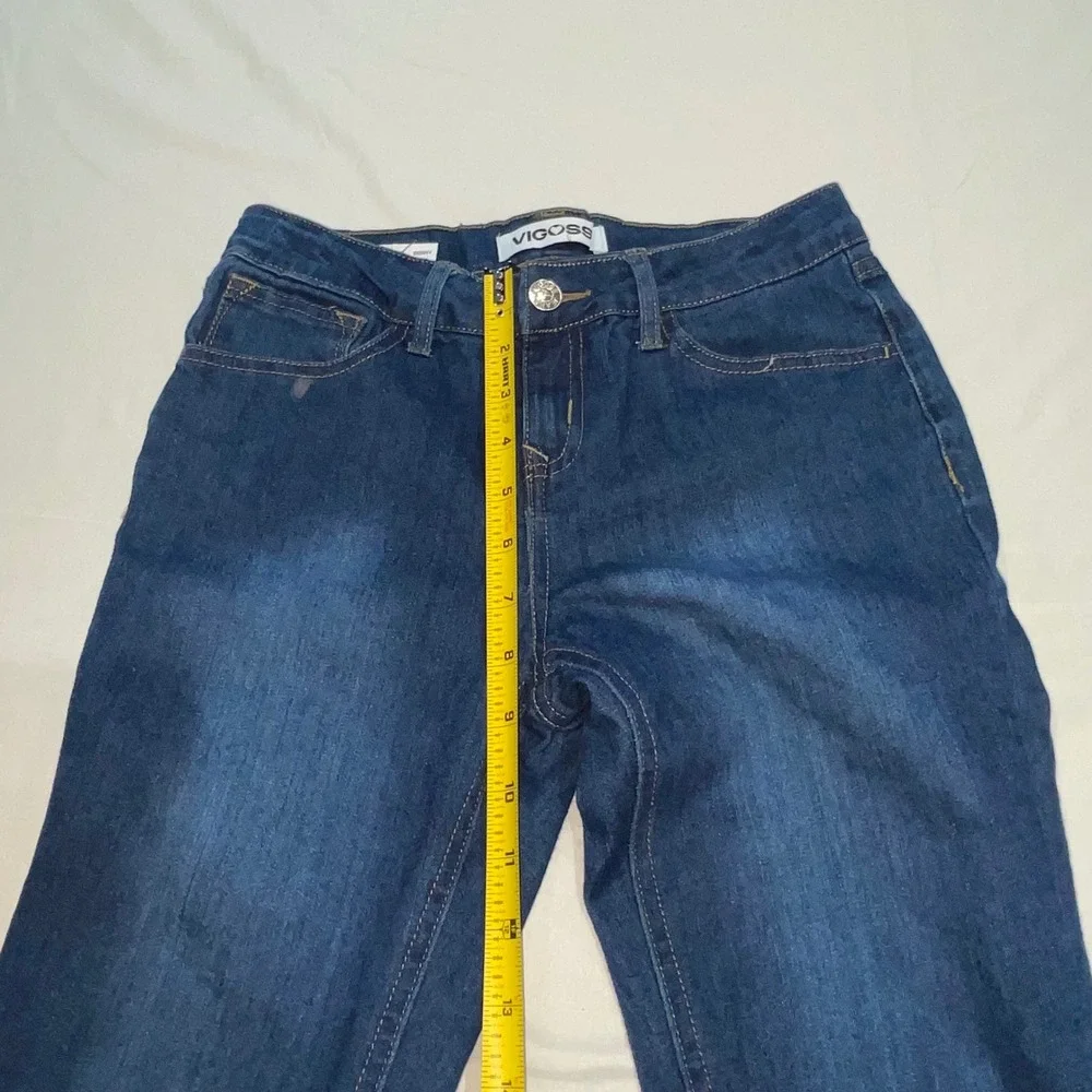 Vigoss Jagger Skinny Jeans Kids Size 12 Medium Wash Denim Adjustable Waist